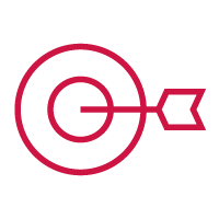 target icon representing alignment with industry